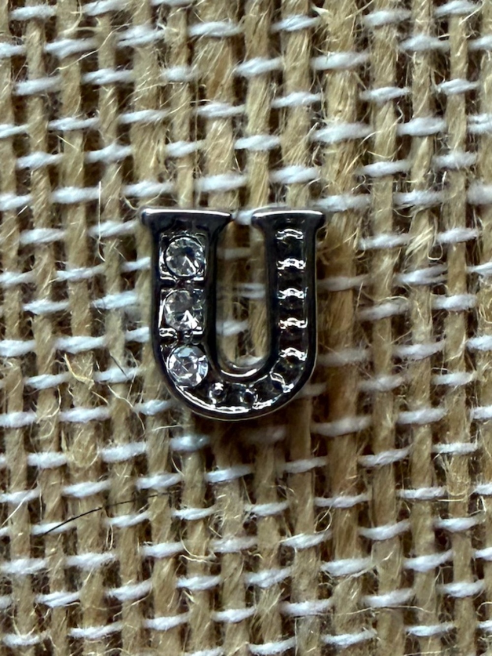 Silver Letter U